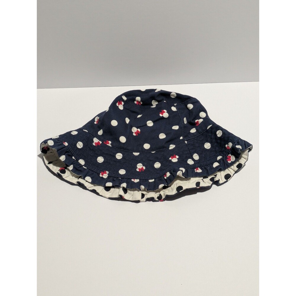 Disney Baby Gap Minnie Mouse Reversible Bucket‎ Hat Toddler M/L